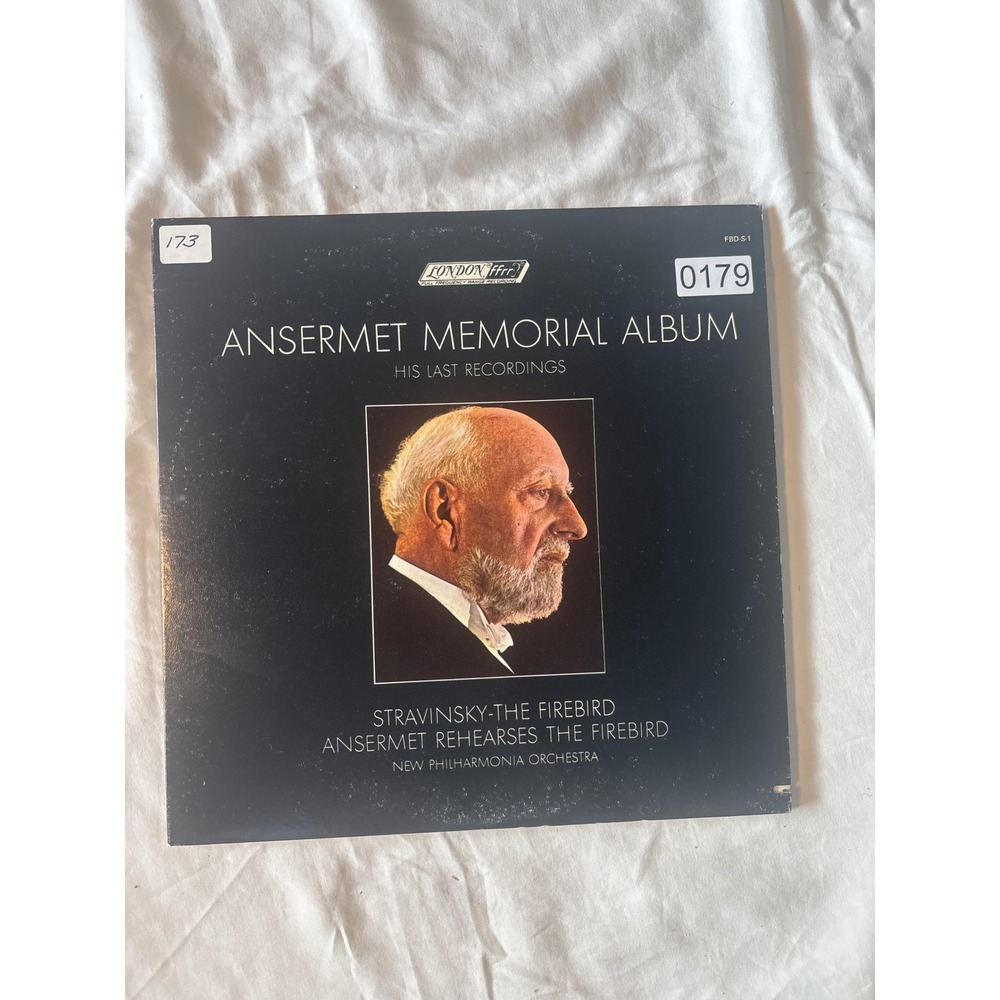 London Ernest Ansermet Memorial Album Stravinsky Firebird LP CS 6645 Stereo Good